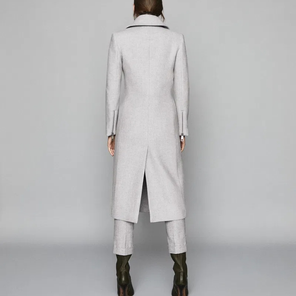 REISS | Anders Longline Wool Blend Coat - Picture 5 of 5